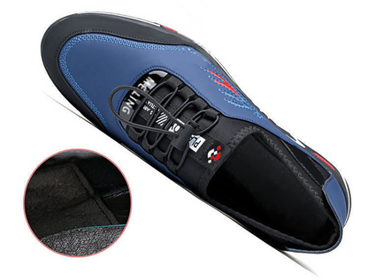 Zapatos de negocios informales y transpirables para hombre de cuero genuino Desodorante Suela de cuero suave，De moda y versátil