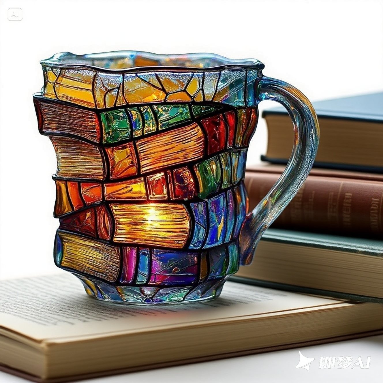 🔥【Ograničena ponuda – Popust do 50%!】📚3D oslikana šalica za kavu u obliku knjige