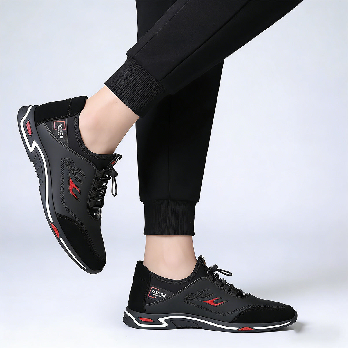 Zapatos de negocios informales y transpirables para hombre de cuero genuino，Desodorante，Suela de cuero suave，De moda y versátil