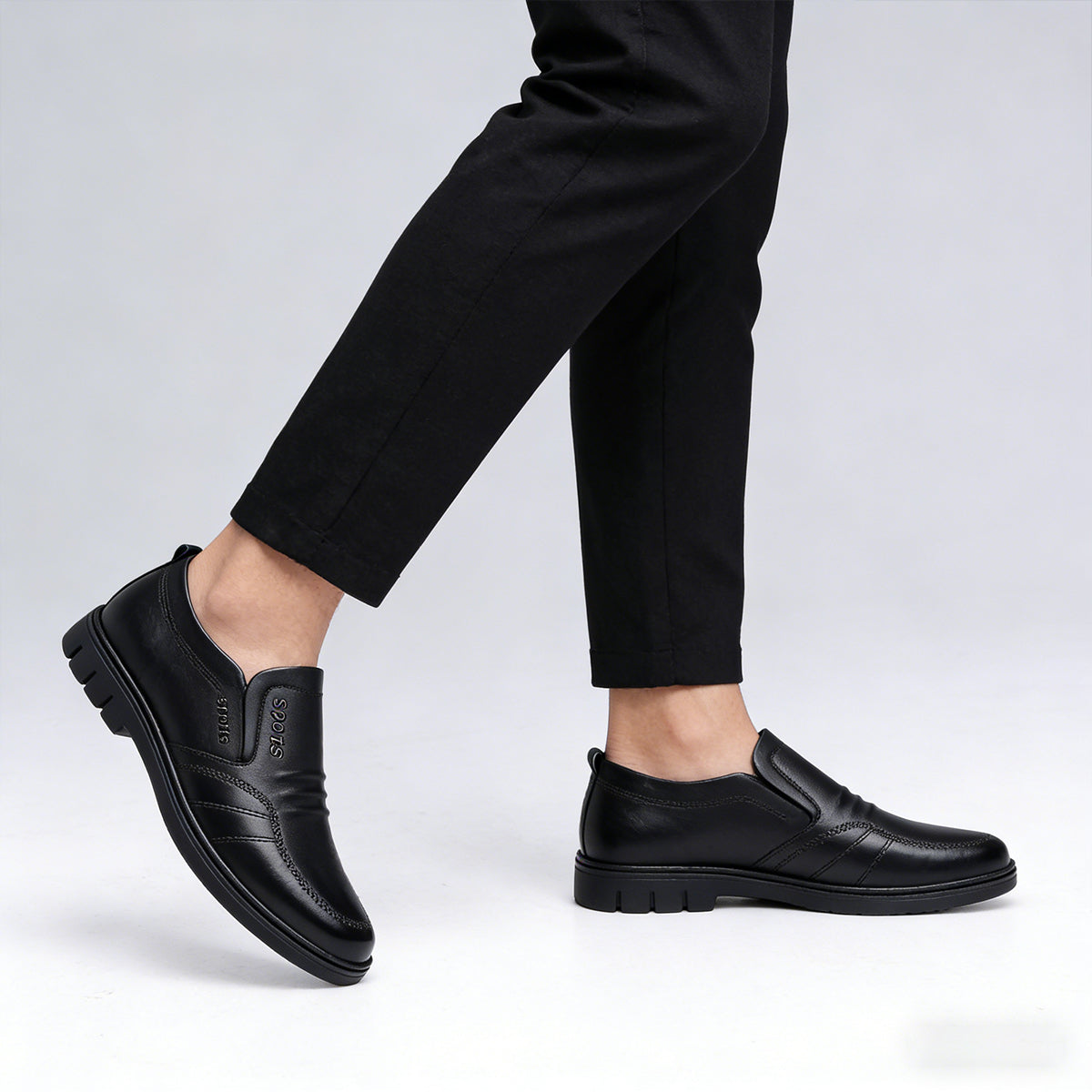【39-44】Zapatos de negocios de cuero genuino para hombres