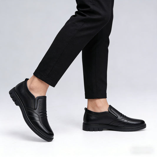 【39-44】Zapatos de negocios de cuero genuino para hombres