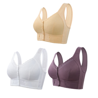🎁Reducere limitată 50% 💕 Sutien supradimensionat 45-155kg, bumbac moale și respirabil.