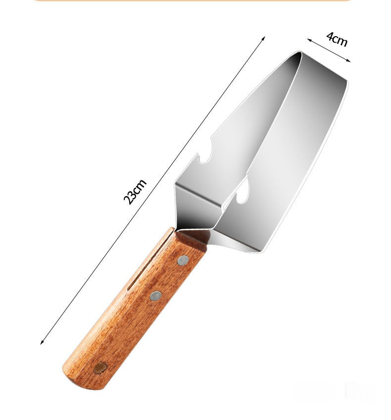 🔥 🍉 Tăietor Multifuncțional pentru Pepene din Oțel Inoxidabil – Design Triunghiular cu Desfăcător de Capace ✂️