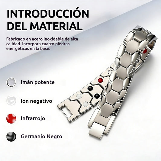 Pulsera magnética desmontable de estilo retro