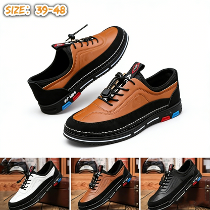 【39-48】Zapatos casuales de negocios impermeables y resistentes a las manchas para hombre