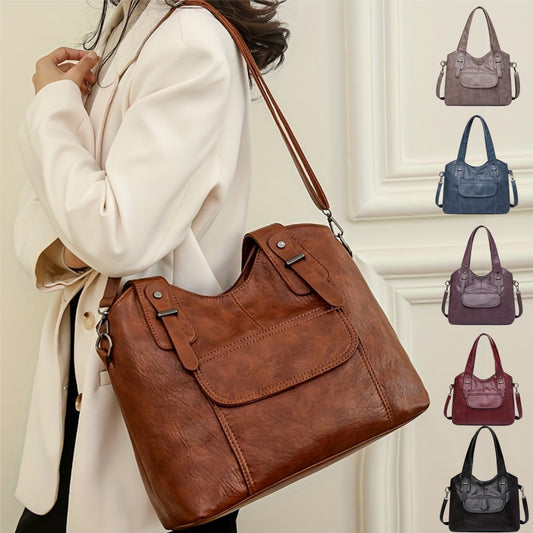 【Oferta de tiempo limitado】👜👜2024 Bolso de mujer de moda en piel suave._3846230