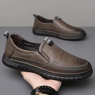 【39-44】Zapatos casuales de piel, suela suave, antideslizantes