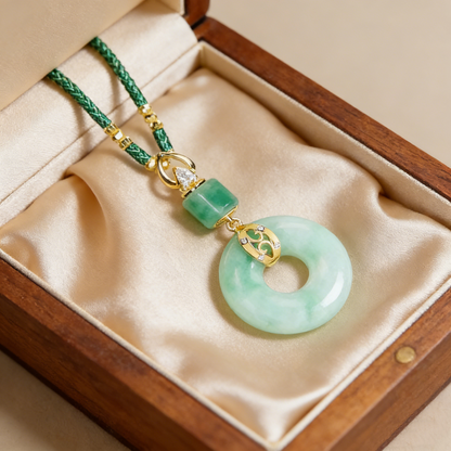 Hebilla de oración de jade Hetian