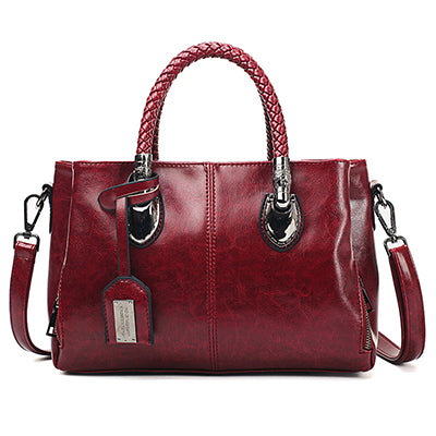 ¡OFERTA! 🛍️ Bolso Boston vintage de piel auténtica para mujer – suave, elegante y versátil 👜 ¡Llévatelo HOY con 40% DTO + ENVÍO GRATIS 🚚!