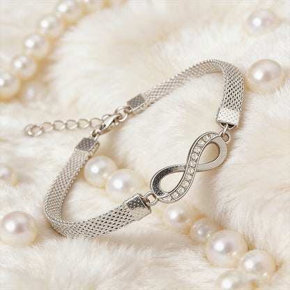Pulsera de la suerte para mujer, fabricada en plata 925