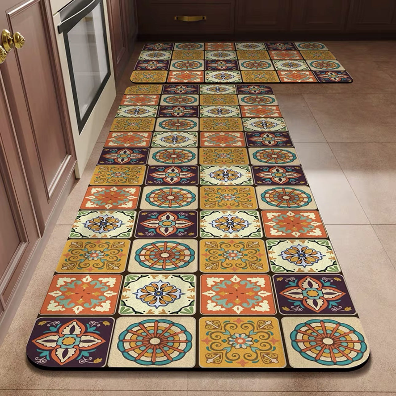 💥💥【se venden como pan caliente】Alfombras de cocina y baño antideslizantes y muy absorbentes_3874048