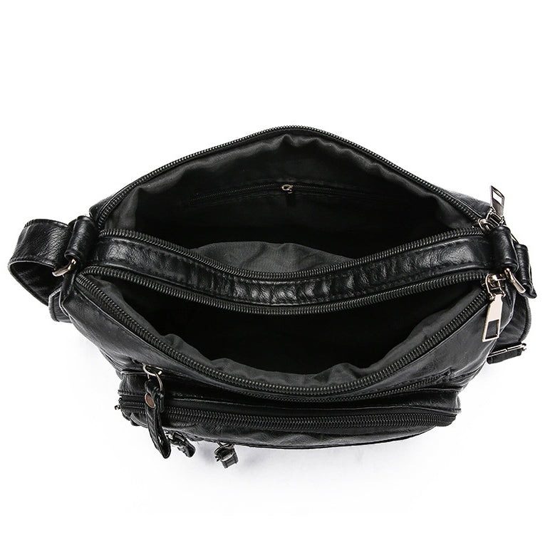 💥【Compre 1 y obtenga 1 gratis】👜2024 Nuevo bolso de hombro/bandolera de cuero suave de gran capacidad_3833672