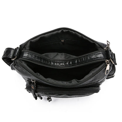 💥【Compre 1 y obtenga 1 gratis】👜2024 Nuevo bolso de hombro/bandolera de cuero suave de gran capacidad_3833672