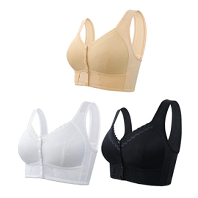 🎁Reducere limitată 50% 💕 Sutien supradimensionat 45-155kg, bumbac moale și respirabil.