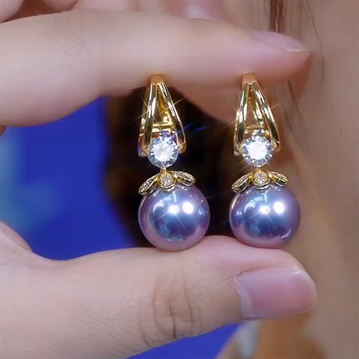 【Descuento por tiempo limitado】Pendientes de plata con perlas de lujo francés de nuevo estilo 2026