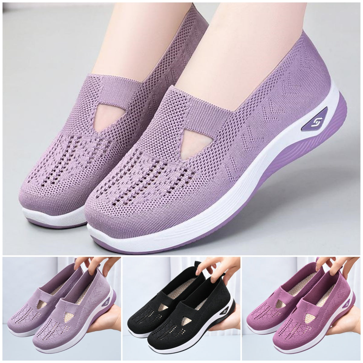 【35-40】Zapatos antideslizantes, cómodos y transpirables para mujer
