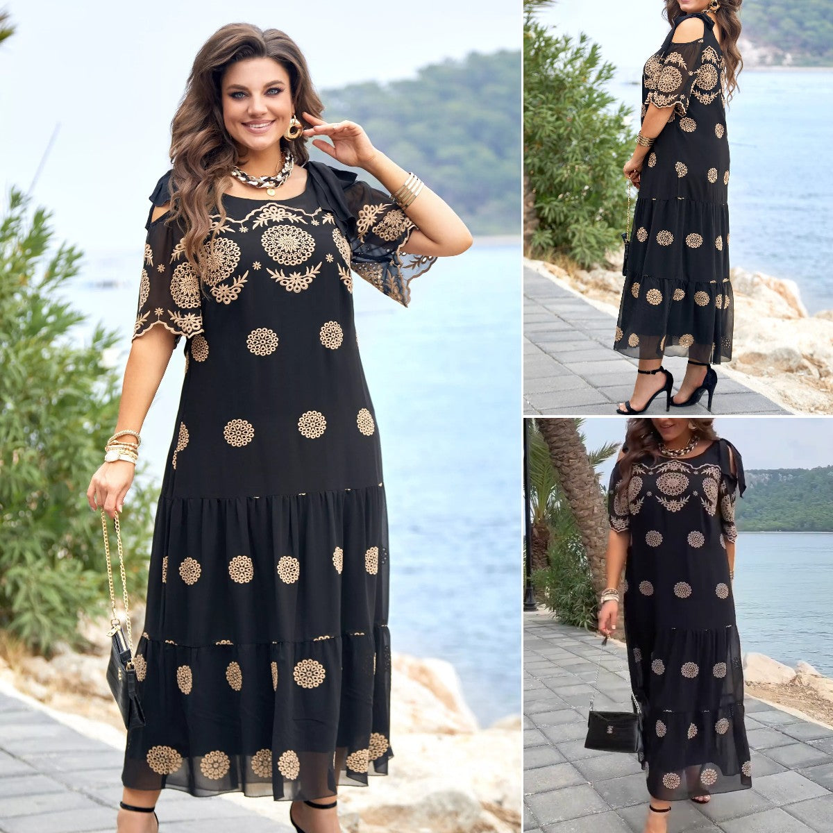 【Venta caliente】【S-5XL】 Vestido nuevo elegante, cómodo y de alta calidad