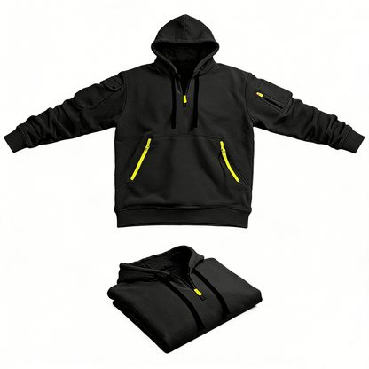Chaqueta Deportiva con Cremallera  Multibolsillos para Hombre: Estilo Diario