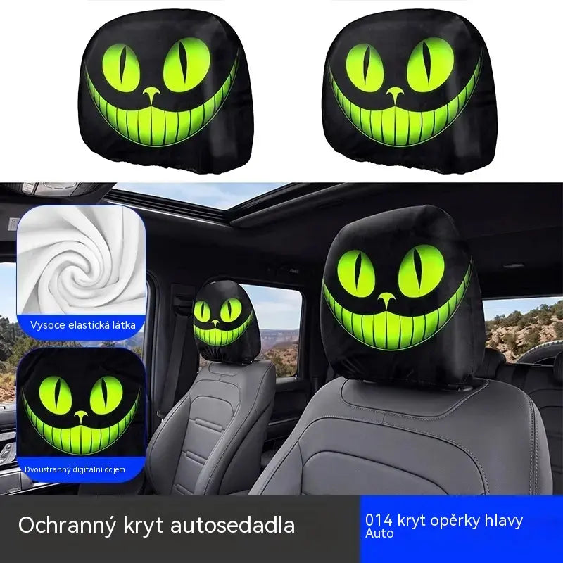 4 bucăți/124 lei – Husă pentru scaun auto cu o expresie amuzantă