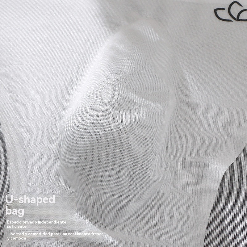 【Juego de 5 piezas】Calzoncillos de seda de hielo transpirables para hombre, cintura baja (45-100 kg)