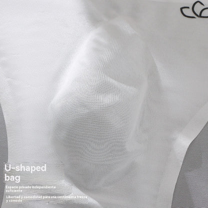 【Juego de 5 piezas】Calzoncillos de seda de hielo transpirables para hombre, cintura baja (45-100 kg)