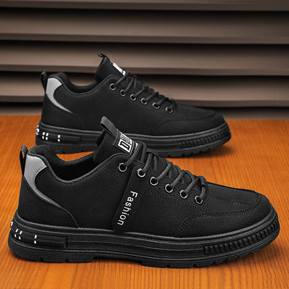 【39-44】Otoño 2024 Zapatos deportivos casuales de cuero suave para hombres_3854200