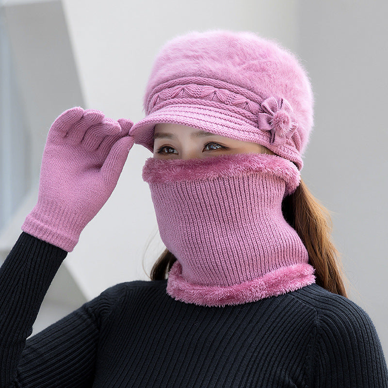 💥 【Czapki+Szalik+Rękawiczki】 Stylowa czapka pluszowa na jesień i zimę