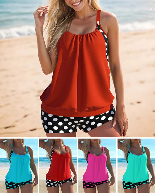 【S-5XL】Conjunto de traje de baño estampado para mujer 2026