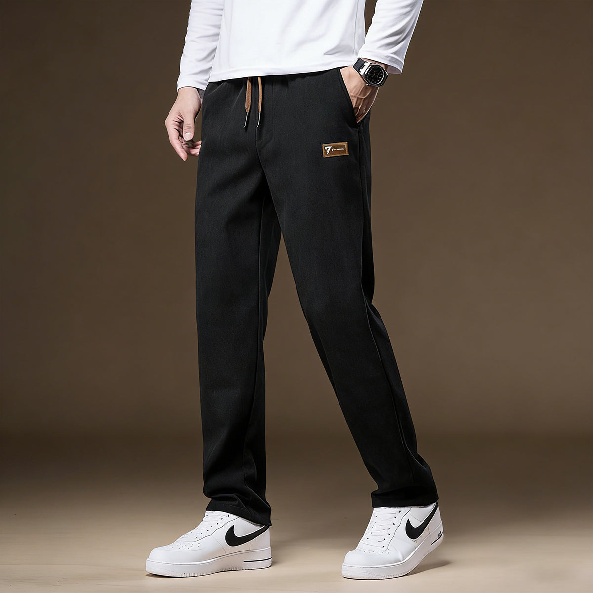 【Pack de 2】Pantalones casuales de algodón puro de alta calidad, modelo nuevo
