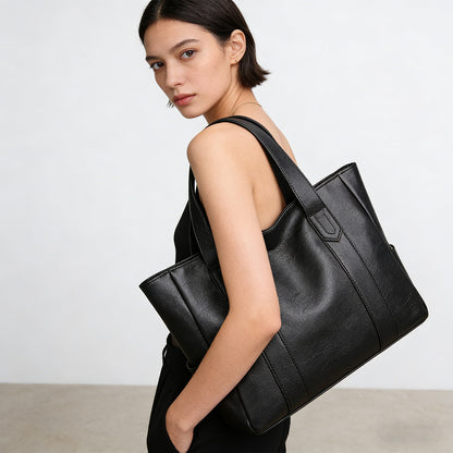 Nuevo bolso de hombro de piel suave para mujer