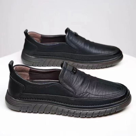 【39-44】Zapatos casuales de piel, suela suave, antideslizantes