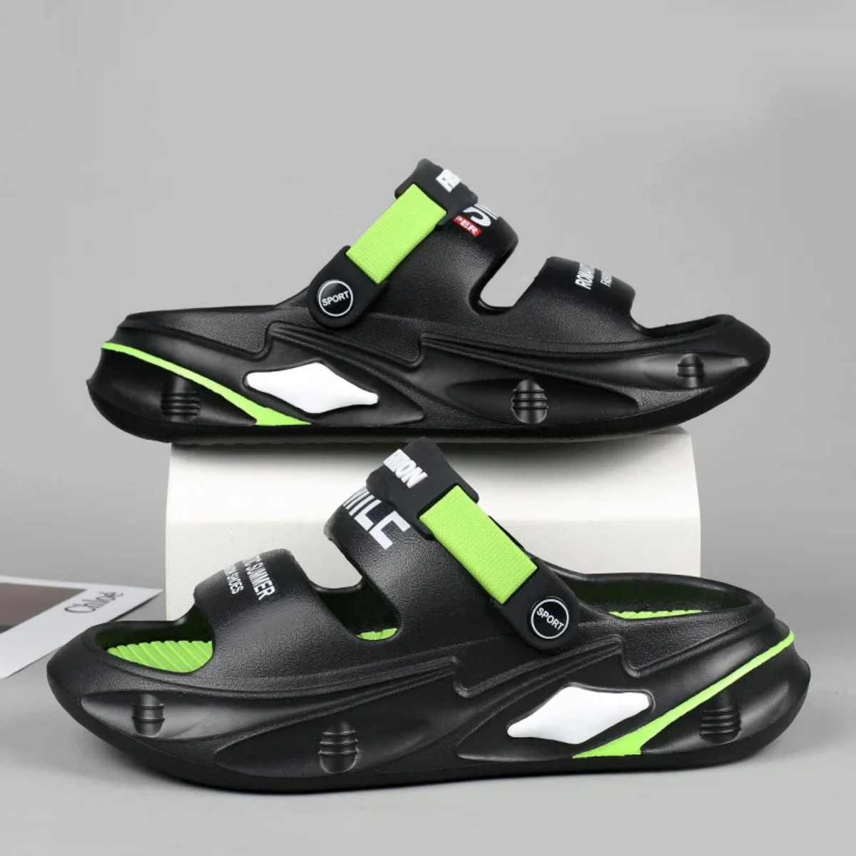 【36-45】2026 sandalias antideslizantes para hombre, pantuflas