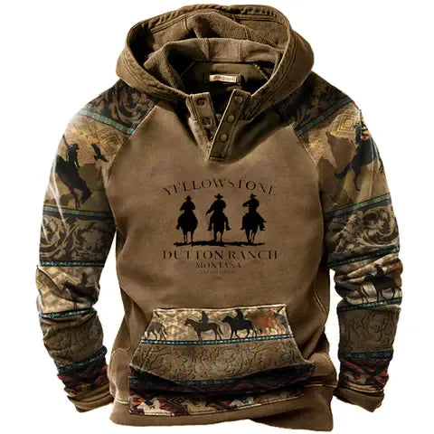 Sudadera con capucha 3D para hombre Manga larga Otoño Invierno Resistente al frío-3851318