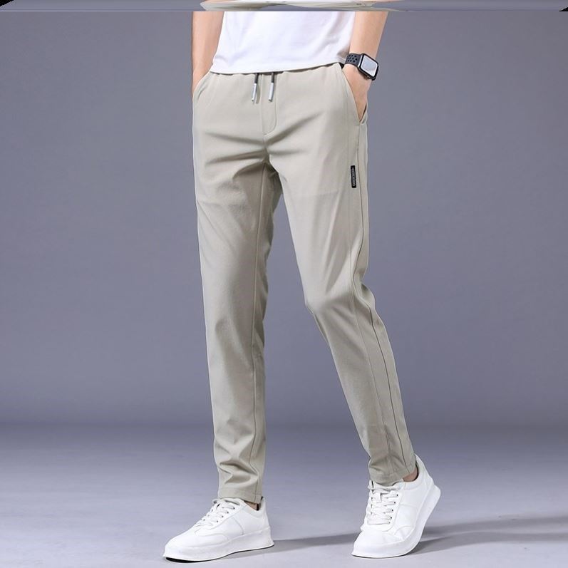 【M-5XL】Pantalones elásticos informales para hombre, cómodos y a la moda