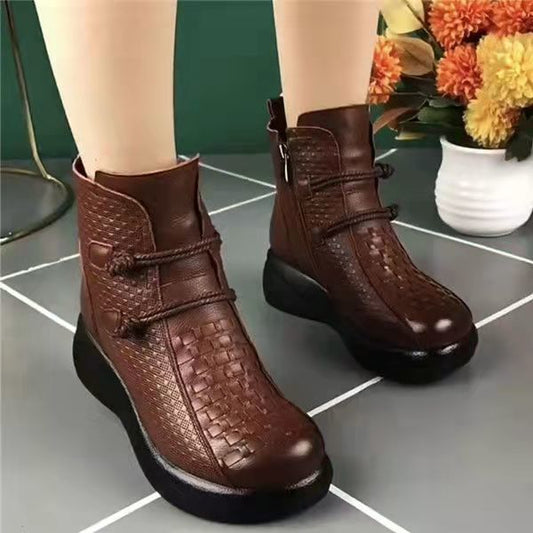 【35-40】❄2024 nuevas botas cálidas de terciopelo grueso a la moda para mujer de otoño e invierno 3857081