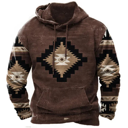 Sudadera con capucha 3D para hombre Manga larga Otoño Invierno Resistente al frío-3851318