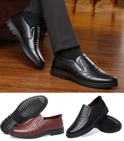 【39-44】Zapatos de negocios de cuero genuino para hombres