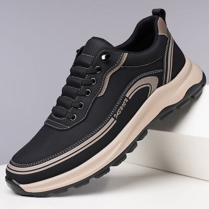 45% de descuento【39-45】Zapatillas deportivas de piel resistentes al agua y a la suciedad con suela suave para máxima comodidad._3999496