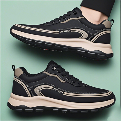 45% de descuento【39-45】Zapatillas deportivas de piel resistentes al agua y a la suciedad con suela suave para máxima comodidad._3999496