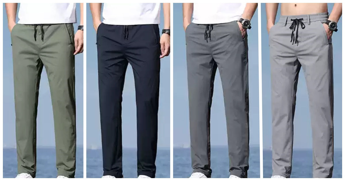 【40-115kg】🔥Nuevos pantalones elásticos de seda helada para primavera y verano 2026.