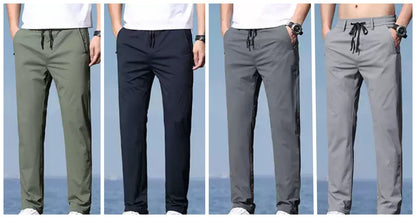 【40-115kg】🔥Nuevos pantalones elásticos de seda helada para primavera y verano 2026.