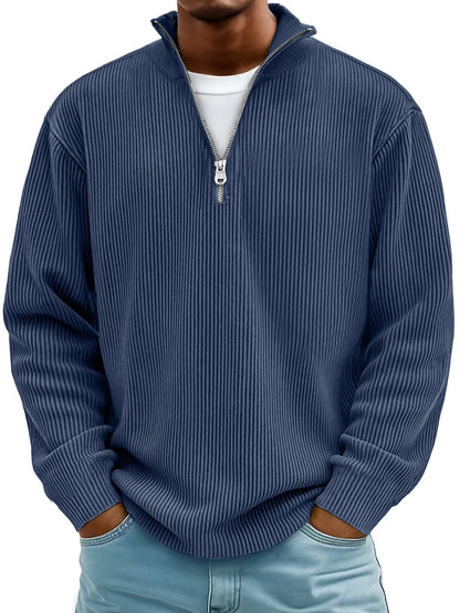 【S-5XL】Sudadera de cuello alto para hombre 2026: cómoda y suave, corte elegante, adecuada para usar en primavera y otoño