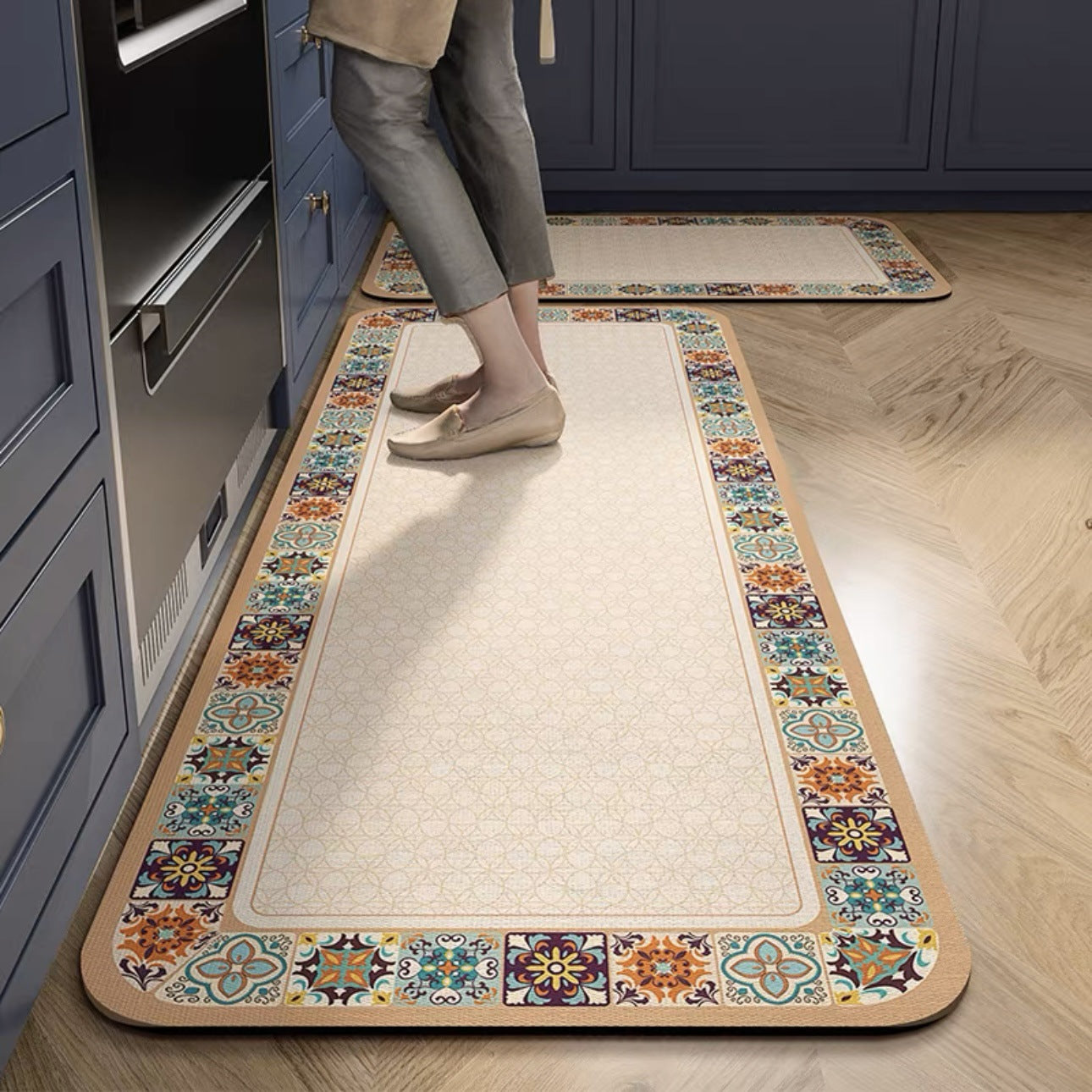 💥💥【se venden como pan caliente】Alfombras de cocina y baño antideslizantes y muy absorbentes_3874048