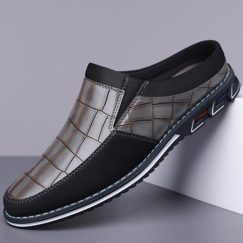 【38-50】Zapatos Mocasines de Cuero de Verano para Hombre - Sin Cordones y Transpirables