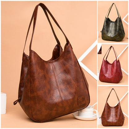 Nuevo bolso de hombro de gran capacidad de piel suave - versátil bolso de moda para mujer