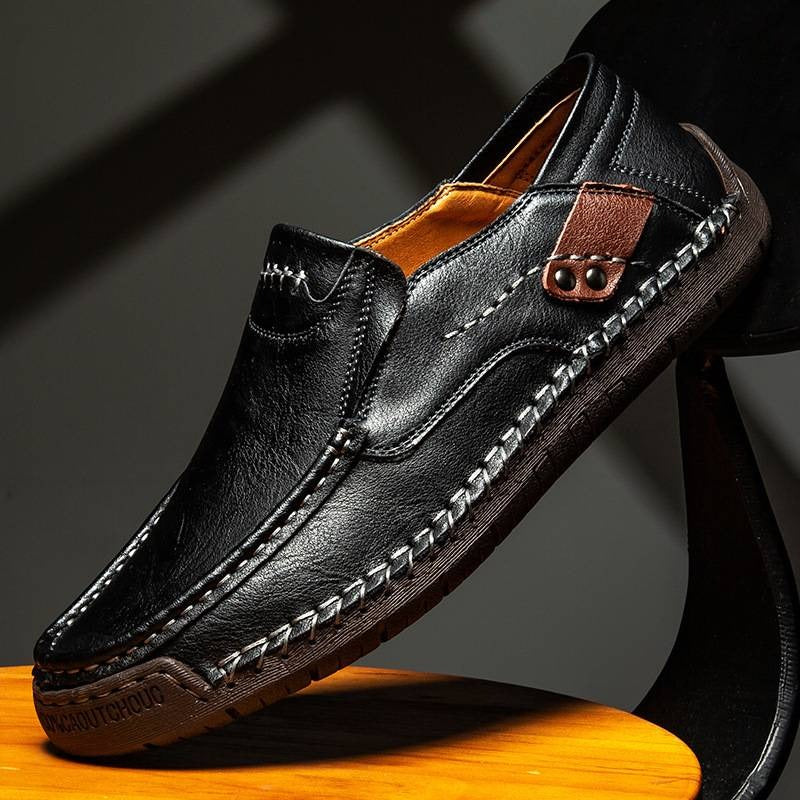 【38-48】Mocasines de cuero hechos a mano Pago contra entrega