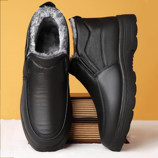 【38-48】Nuevas botas de nieve de invierno para hombre, engrosadas con terciopelo y cálidas._3849629