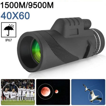 Telescopio para exteriores, con visión clara y compatible con móvil