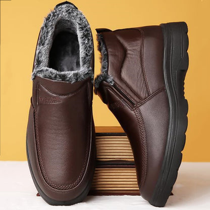 【38-48】Nuevas botas de nieve de invierno para hombre, engrosadas con terciopelo y cálidas._3849629