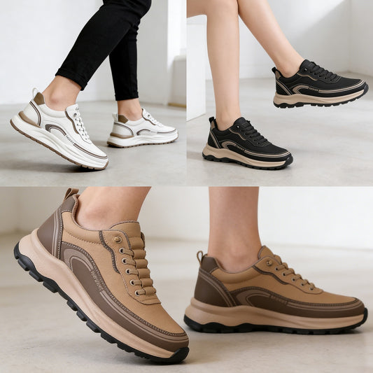【Oferta】【39-45】Zapatillas de piel impermeables y antimanchas con suelas suaves y cómodas de llevar